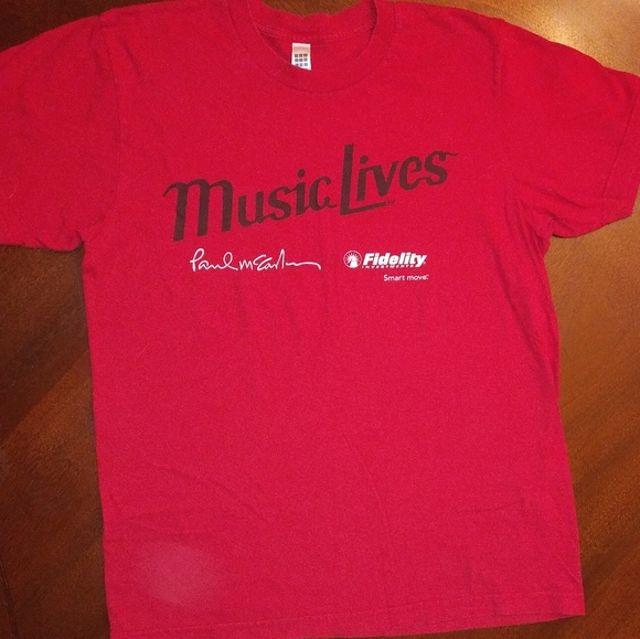 Music lives paul McCartney short sleeve t-shirt - Picture 2 of 6